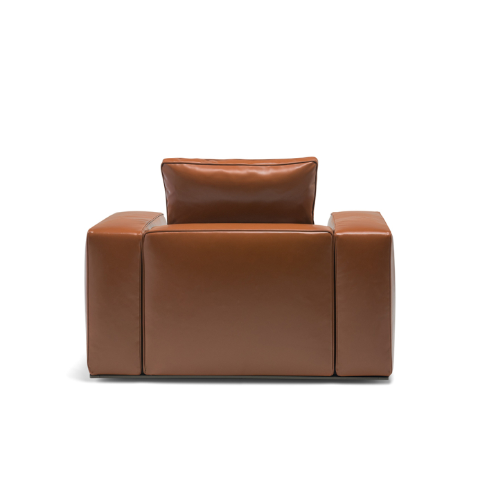 Фото 3 - Кресло AUGUSTO коричневое 