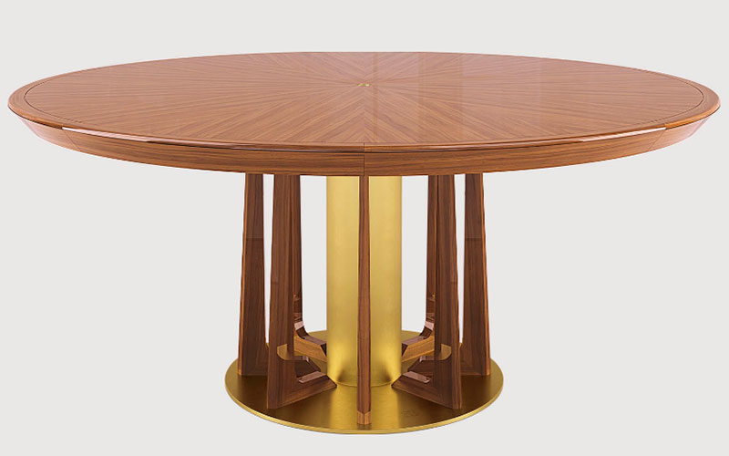Фото 1 - Обеденный стол Petrus круглый деревянный 