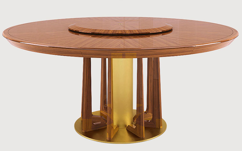 Фото 2 - Обеденный стол Petrus круглый деревянный 